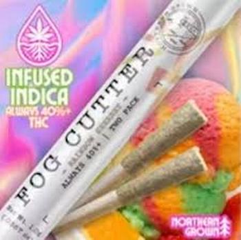 Fog Cutter | 2 Pack 0.5g Rainbow Sherbet Infused Prerolls