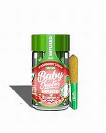 Baby Jeeter | 5 Pack Strawberry Cough Infused Prerolls