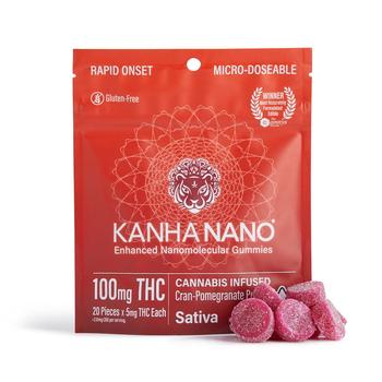 Kanha | Sativa Cran-Pomegranate Punch Nano Fruit Chews (S)