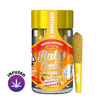 Baby Jeeter | 5 Pack Mango Sherbet Infused Prerolls