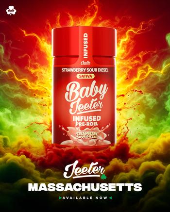 Baby Jeeter | 5 Pack Strawberry Sour Diesel Infused Prerolls