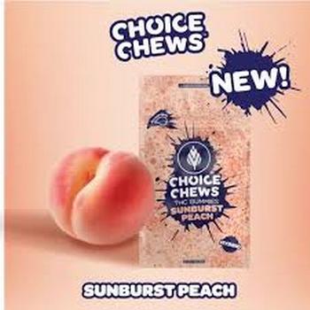 Choice Chews | Sunburst Peach Hybrid Gummies