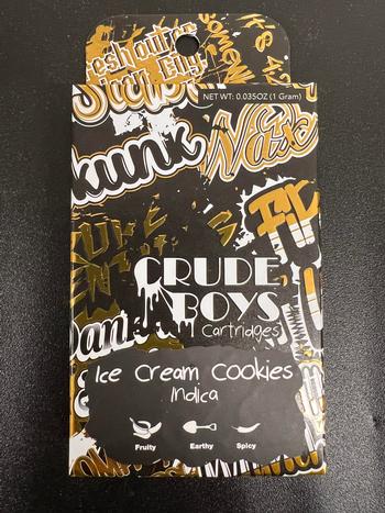 Crude Boys | 1g Ice Cream Cookies Cartridge