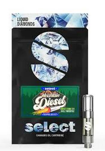 Select Liquid Diamonds | 0.5g Mountain Diesel Terpologist Cartridge 