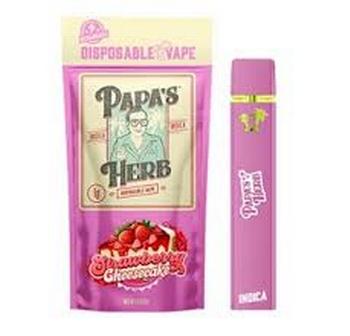 Papa's Herb | 1g Strawberry Cheesecake Rechargeable Disposable