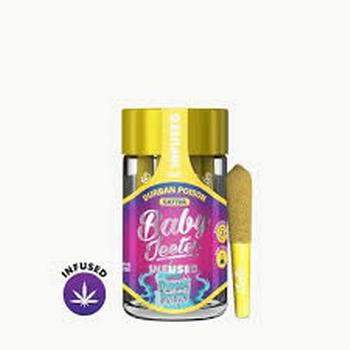Baby Jeeter | 5 Pack Durban Poison Infused Prerolls
