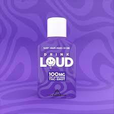 Drink Loud | Grape Crash 100mg THC Shot 2:1 (CBN:THC)