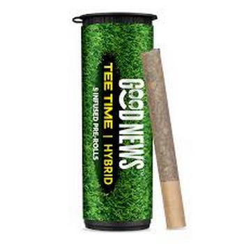 Good News | 5 Pack 0.5g Tee Time Infused Prerolls