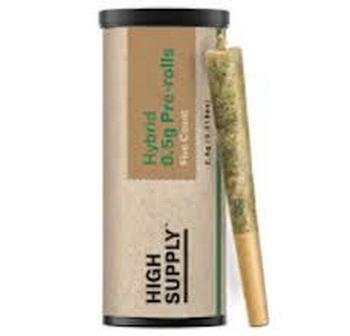 High Supply | 5 Pack 0.5g Banana Mints Prerolls