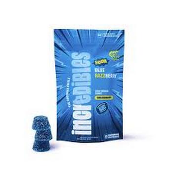 Incredibles | Sour Blue Razzberry 1:1 (THC:CBG) Gummies