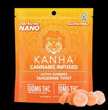 Kanha | Sativa Tangerine Twist Nano Fruit Chews (S)