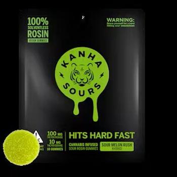 Kanha | Hybrid Sour Melon Rush Rosin Gummies