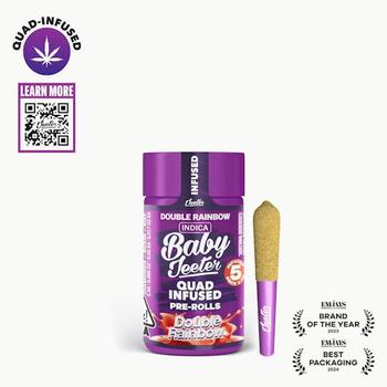 Baby Jeeter | 5 Pack Double Rainbow Infused Prerolls