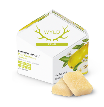 Wyld | Pear 1:1 (THC:CBG) Gummies 
