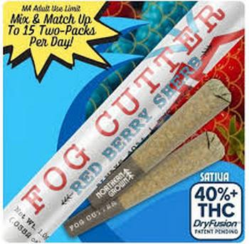 Fog Cutter | 2 Pack 0.5g Red Berry Sherb Infused Prerolls