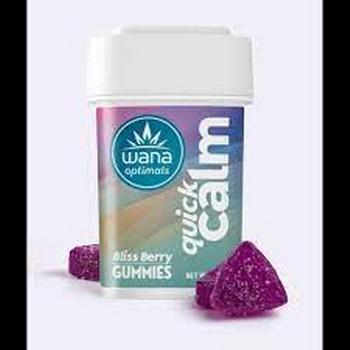 Wana | 10:10:1 (CBG:CBD:THC) Bliss Berry Quick Calm Fast Acting Gummies