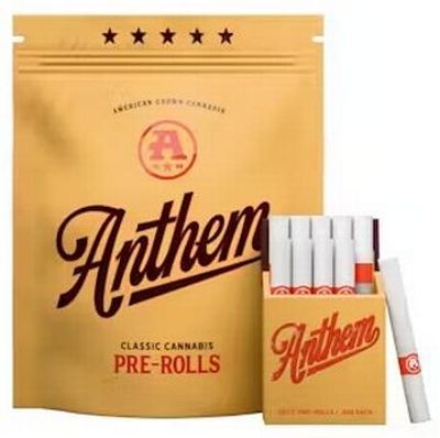 Anthem | Preroll Multipack | 3.5g | 10pk | Indica Blend | THC 26.3% | Indica
