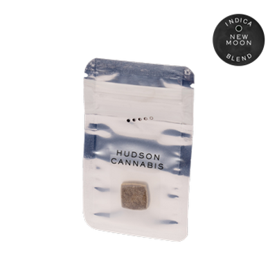 Hudson Cannabis | Concentrate | 1G | New Moon | Hash Stamp (Square) | THC 59% | Indica