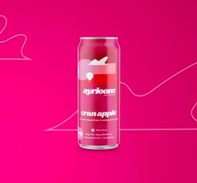 Ayrloom | Drink | 10mg | Cran Apple | 12oz | 2:1 THC:CBD