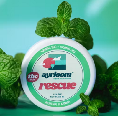 Ayrloom | Balm | 1000mg | Rescue | 1:1 THC:CBD | 2.3oz Can