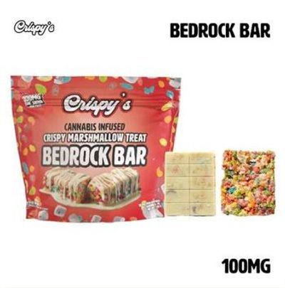 Crispys | Solid Chocolate | Bedrock Bar | 100MG / 10pcs