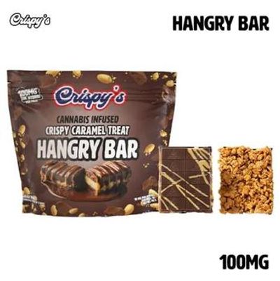 Crispys | Solid Chocolate | Hangry Bar | 100MG / 10pcs