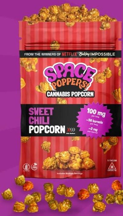Space Poppers | Popcorn | Sweet Chili | 2MG / 100MG