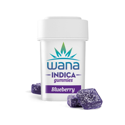Wana | Gummy | 100mg | 10pc | Blueberry | Indica