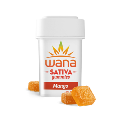 Wana | Gummy | 100mg | 10pc | Mango | Sativa