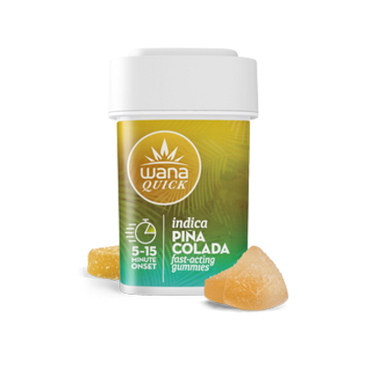 Wana | Gummy | 100mg | 10pc | Pina Colada | Indica
