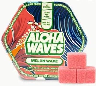 Aloha Wave | Gummy | Melon Wave | 100mg 10pk