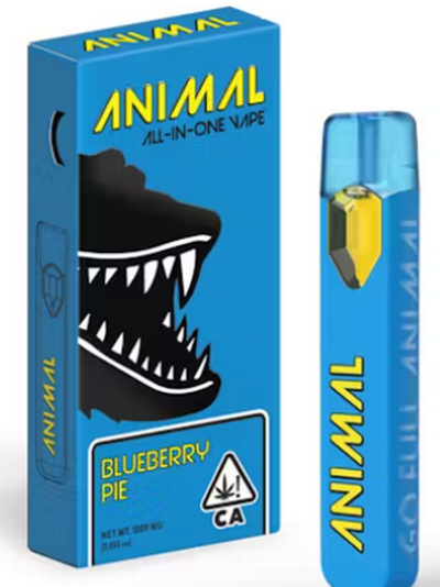 Animal | AIO Vape | 1G | Blueberry Pie | THC 81.89% | Indica