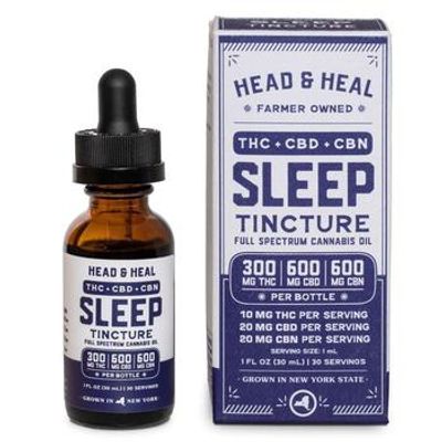 Head & Heal | Tincture | 300mg | Sleep | 1:2:2 THC:CBD:CBN | 1oz