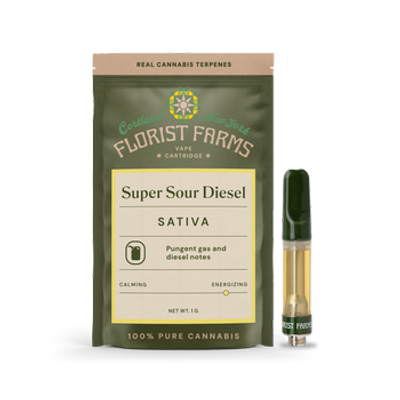 Florist Farms | 510 Cart | 1G | Super Sour Diesel | THC 95% | Sativa