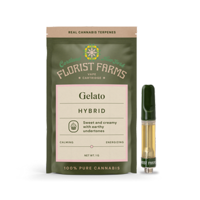 Florist Farms | 510 Cart | Gelato | 1G | THC 95% | Indica