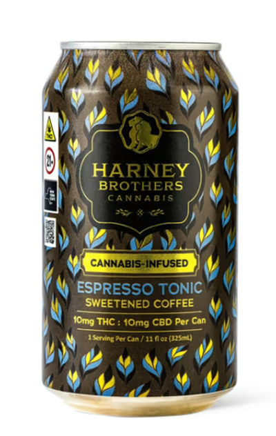 Harney Brothers | Drink | 10mg | Expresso Tonic | 10mg CBD | Coffee