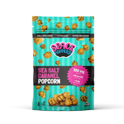 Space Poppers | Popcorn | Sea Salt Caramel | 2MG / 100MG