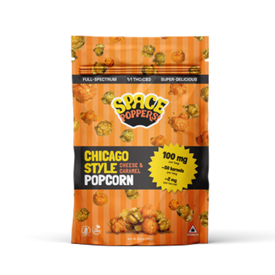 Space Poppers | Popcorn | Chicago Style (Cheese&Caramel) | 2MG / 100MG