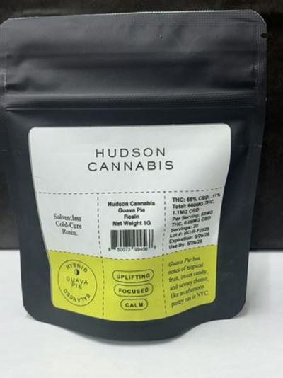 Hudson Cannabis | Concentrate | Rosin- Guava Pie | 1g | 66% Hybrid
