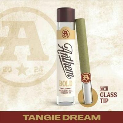 Anthem | Glass Tip Infused Pre Roll | Bold-Tangie Dream | 1g | 47.3% | Hybrid