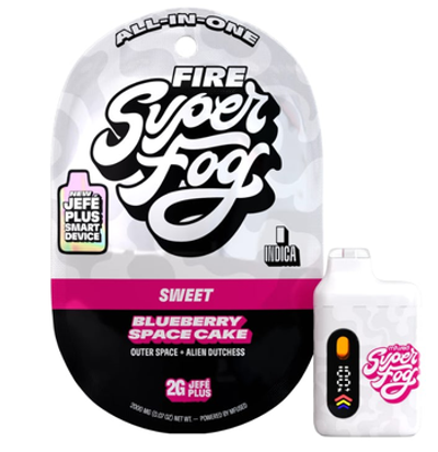 MFused | Super Fog | Blueberry Space Cake | 2g | Fire | 88.3% | Indica