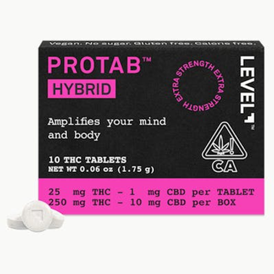 Level | Tab Pill | 100mg | Hybrid Protab | Extra Strength | 5pc / 100mg