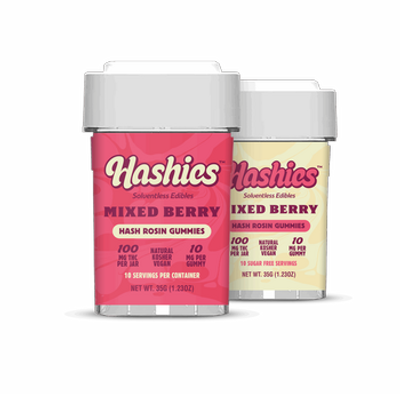 Hashies | Gummy | Mixed Berry | 100MG | 10-Pack
