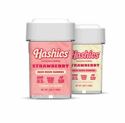 Hashies | Gummy | Strawberry | 100MG | 10-Pack