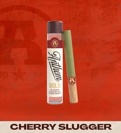 Anthem | Infused Wood Tip Preroll | 1g | Cherry Slugger | THC 45.96% | Sativa