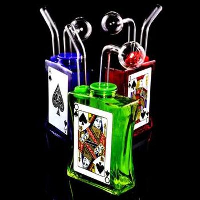 7 Inch Playing Card | Oil Burner | Black