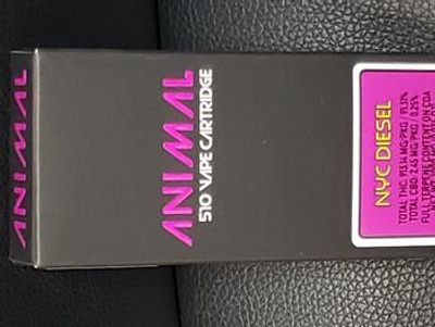 Animal | AIO Vape | 1G | NYC Diesel | THC 81.73% | Sativa