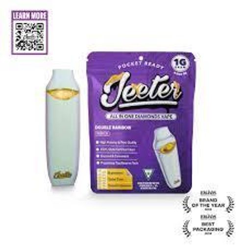 Jeeter Concentrates - AIO Liquid Diamond 1G Vape Cartridge Double Rainbow