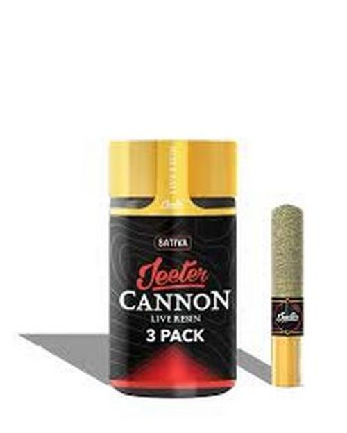 Infused Jeeter Resin Cannons 0.5G x 3 Prerolls Amnesia Haze