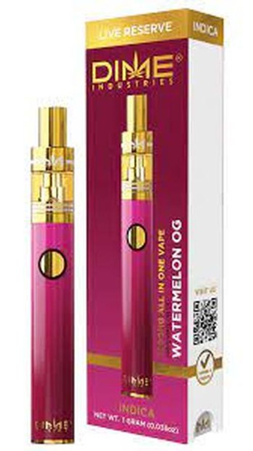 Dime Industries Watermelon OG Live Reserve 1Gram Disposable